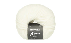 Novita Aino baby alpaca merino wool polyamide 0081 swan