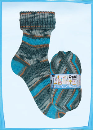 Opal Crazy Waters wool polyamide 1131 rapids rodeo