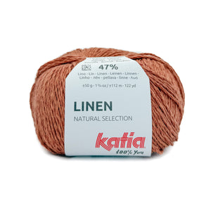 Katia Linen linen 18 rust
