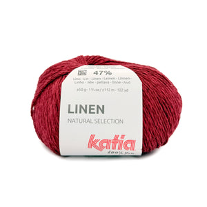 Katia Linen linen 2 maroon