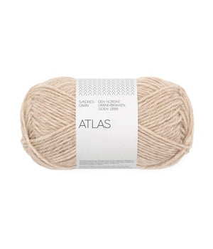 Sandnes Garn Atlas norwegian lambswool merino wool 3021 light beige melange
