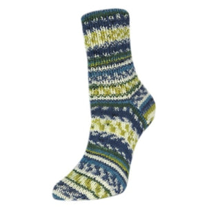 Rellana Flotte Sock Nordic superwash wool polyamide 3172 grass
