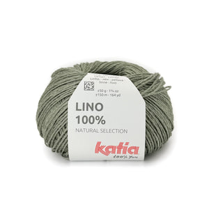 Katia Lino 100% linen 32 reseda green