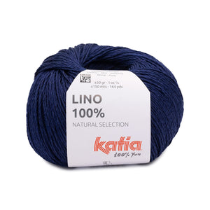 Katia Lino 100% linen 36 ultramarine blue