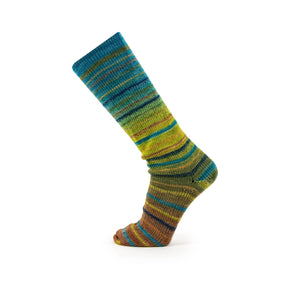 Concept by Katia Symmetris Socks and More wool polyamide 43 ochre green blue