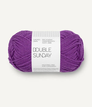 Sandnes Garn Double Sunday merino wool 5045 plum