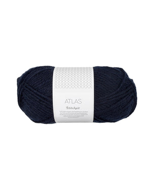 Sandnes Garn Atlas norwegian lambswool merino wool 5591 night sky