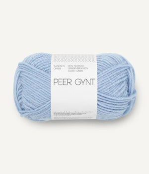 Sandnes Garn Peer Gynt norwegian wool 5812 brunnera blue