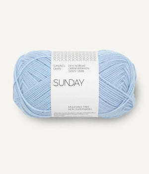 Sandnes Garn Sunday merino wool 5812 brunnera blue