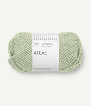 Sandnes Garn Atlas norwegian lambswool merino wool 8521 dusty light green