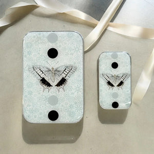 Firefly Notes Notions Tin resin beautiful blue butterfly