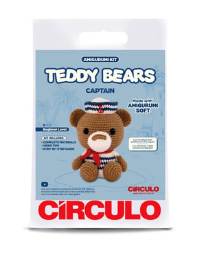 Circulo Amigurumi Kit little bears captain
