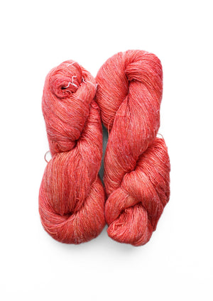 Hand Maiden Lino silk linen coral