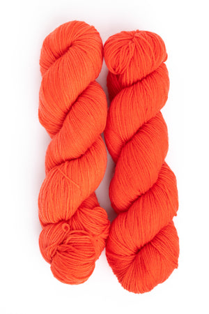 Gathering Yarn Landscapes merino wool nylon cardinal flower