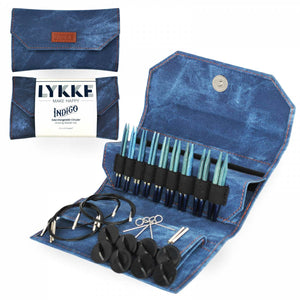 Lykke Indigo Interchangeable Set 9cm/3.5" Tips indigo