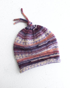 Knit Nat's Fun Baby Hat in Drops Fiesta.