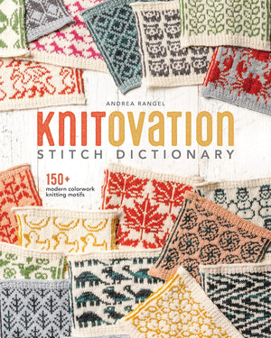 KnitOvation book cover by Andrea Rangel 