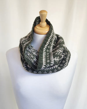 Beehive Wool Shop Knitting Level 5 Two-handed Fair Isle class cowl