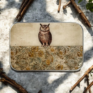 Firefly Notes Notions Tin resin owl