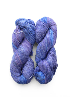 Hand Maiden Lino silk linen periwinkle