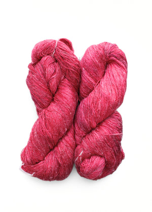 Hand Maiden Lino silk linen raspberry cordial