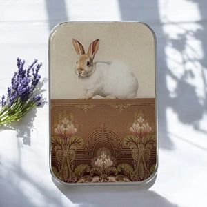 Firefly Notes Notions Tin resin sweet white bunny
