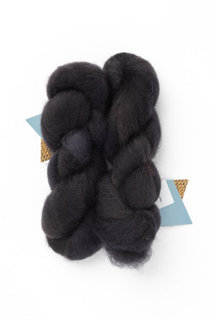 Fleece Artist Corriedale Sliver wool after dark