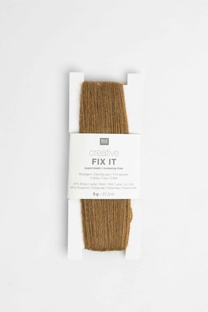 creative fix it darning yarn wool polyamide Rico beige