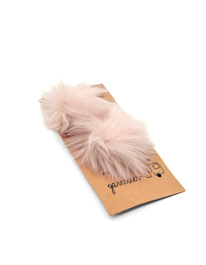 Yarnboler Faux Fur Mini Pompom blush
