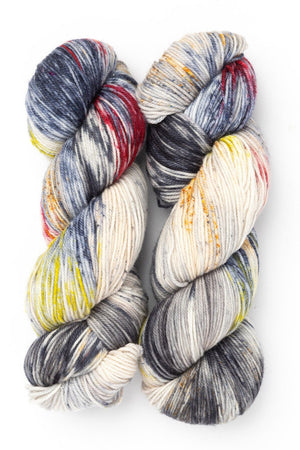 Ancient Arts Socknado superwash merino nylon cedar waxwing