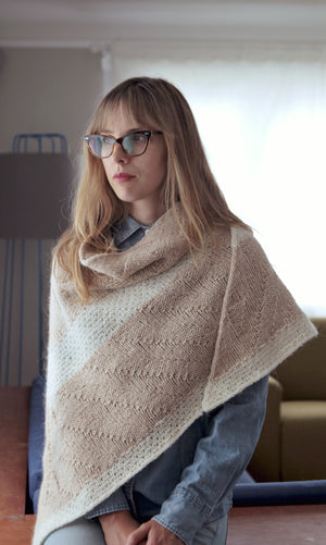 Compass Shawl by Shannon Cook in Hinterland Range