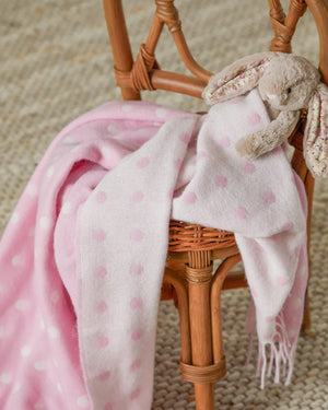 Foxford Woolen Mills Baby Blanket lambswool