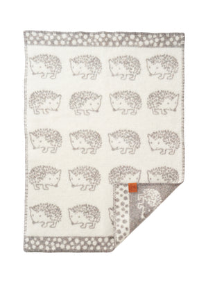 Klippan Baby Blanket recycled wool eco lambswool grey