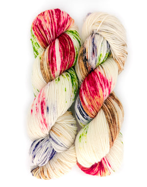 Ancient Arts Socknado superwash merino nylon hopping down the bunny trail