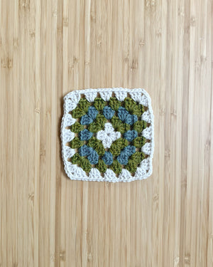 Beehive Wool Shop Intro to Granny Squares workshop swatch
