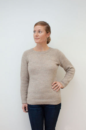 Knitting Level 4: My First Sweater Ladies Classic Raglan