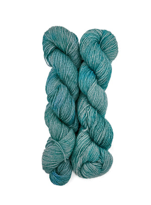 New Wave Fibre Pearl wool alpaca light teal