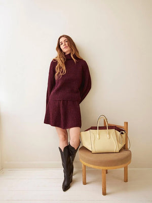 Sandnes Garn 2311 Vol 2 DIY pattern book nova skirt in tweed