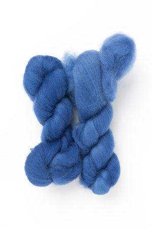 Fleece Artist Corriedale Sliver wool polar sea