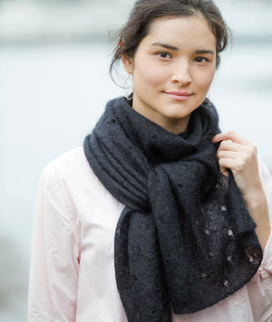 Churchmouse Yarns & Teas Polka Dot Scarf pattern