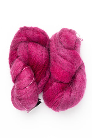 Hand Maiden Superkid Silk superkid mohair silk raspberry cordial