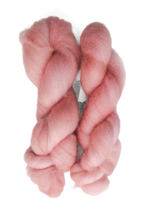 Fleece Artist Corriedale Sliver wool rose