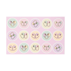 Knitproof sticker stitch markers sheet