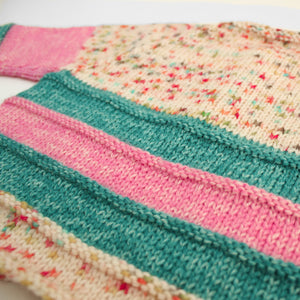 Top Down Baby Cardi by Bonnie Groening in Drops Fiesta