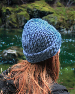 Trusty Toque: Top Down. Chunky weight version knit in Berroco Mercado.