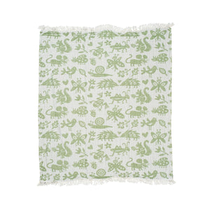 Klippan Woven Cotton Blanket organic cotton garden animal