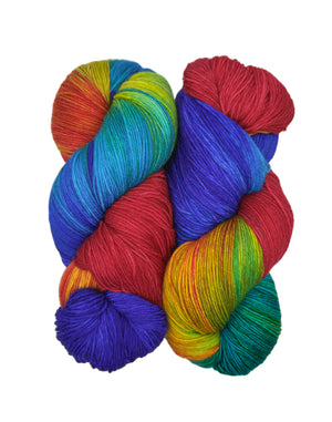 Fleece Artist Cabin Sock superwash merino nylon xylophone