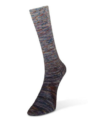 Laines du Nord Paint Gradient Sock wool nylon 11 blues browns