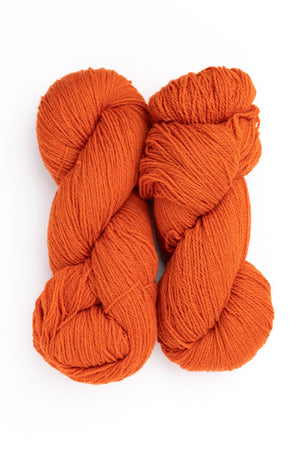 Juniper Moon Farm Patagonia Organic Merino wool 141 persimmon