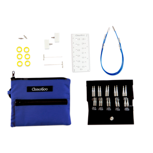 ChiaoGoo Twist Blue Shorties 3.5mm-5mm (US 4-8)